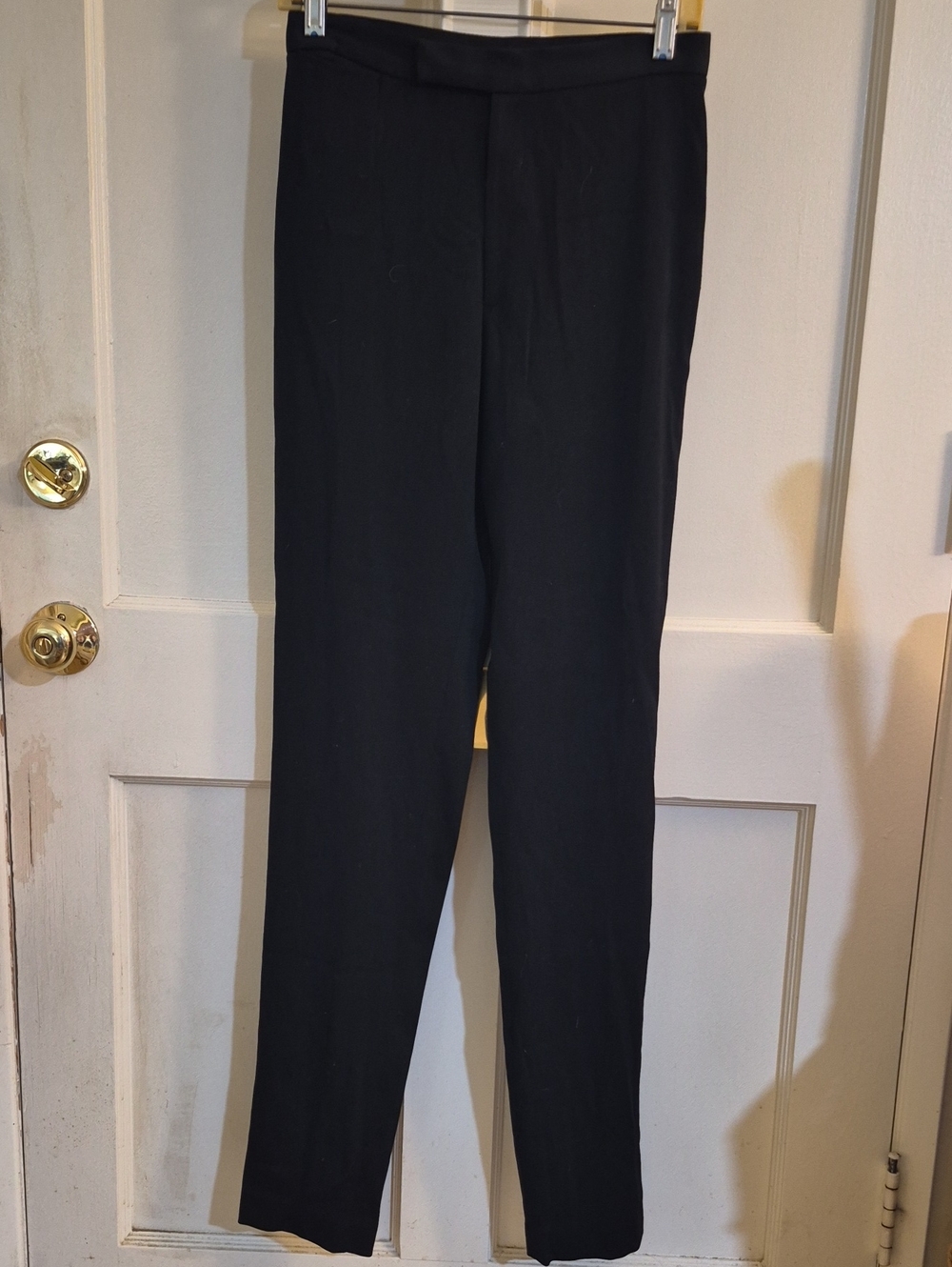 Ralph Lauren Purple Label Black Slim Dress Pants for Men